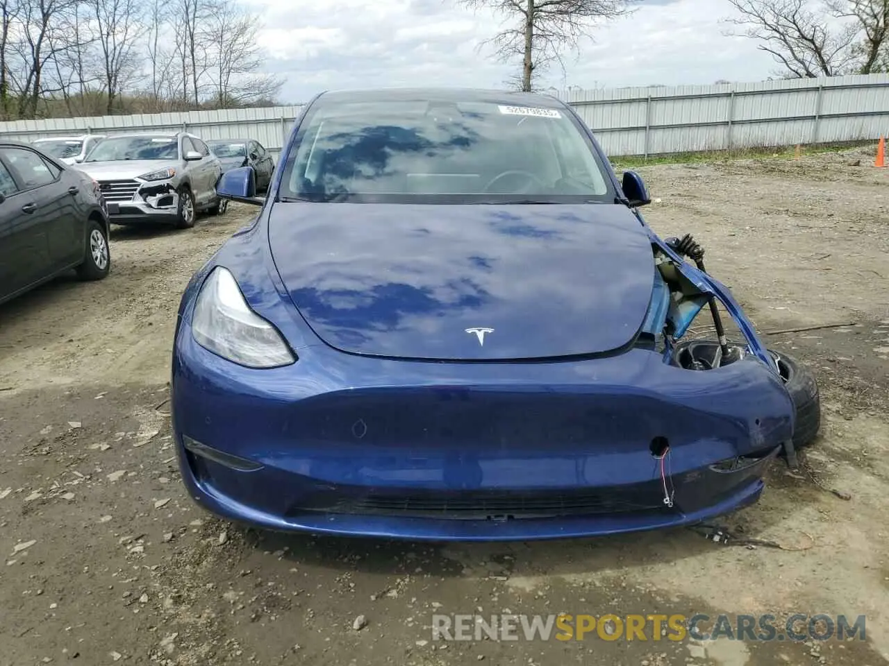 5 Photograph of a damaged car 7SAYGDEF6NF448872 TESLA MODEL Y 2022