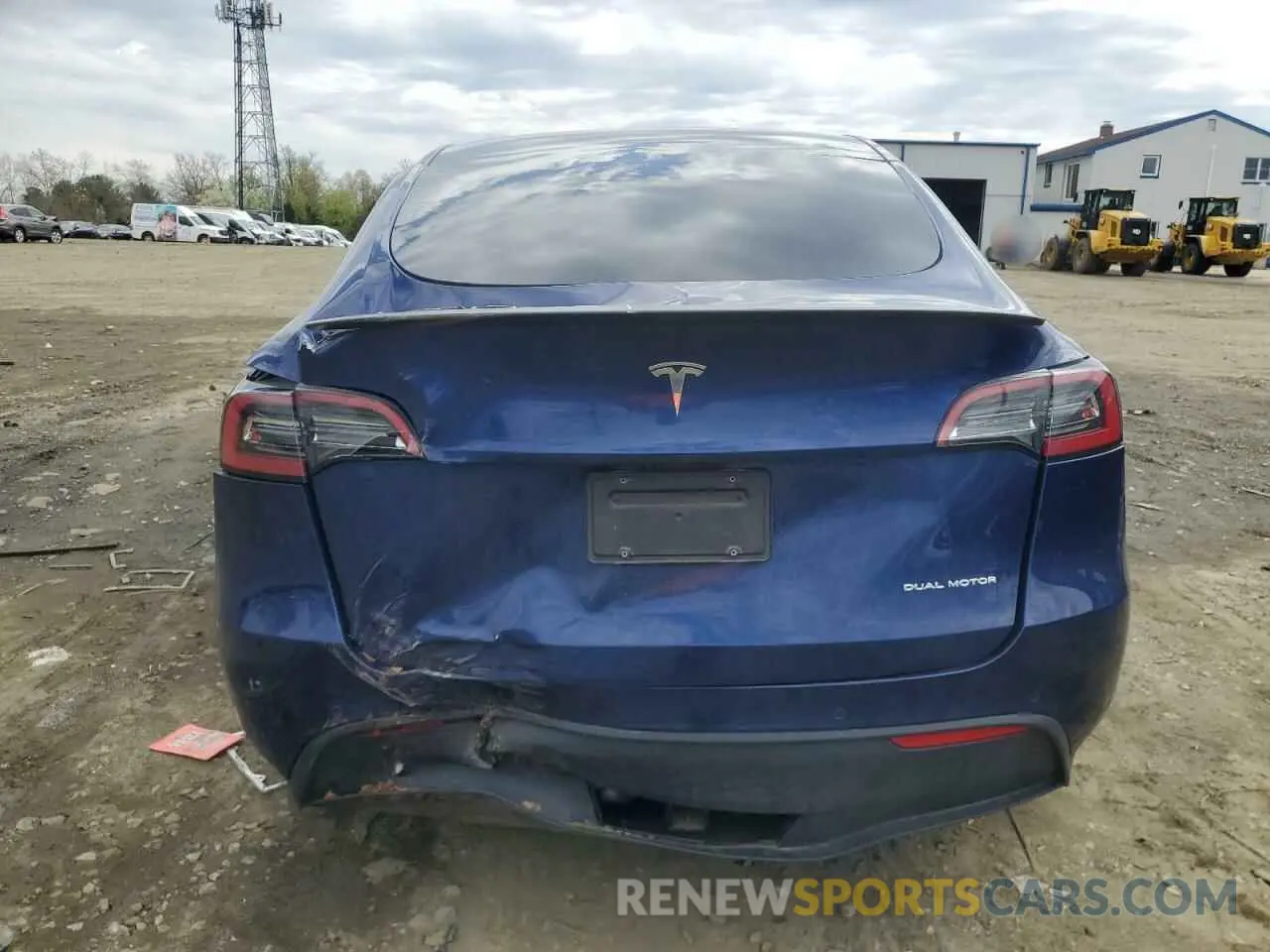 6 Photograph of a damaged car 7SAYGDEF6NF448872 TESLA MODEL Y 2022