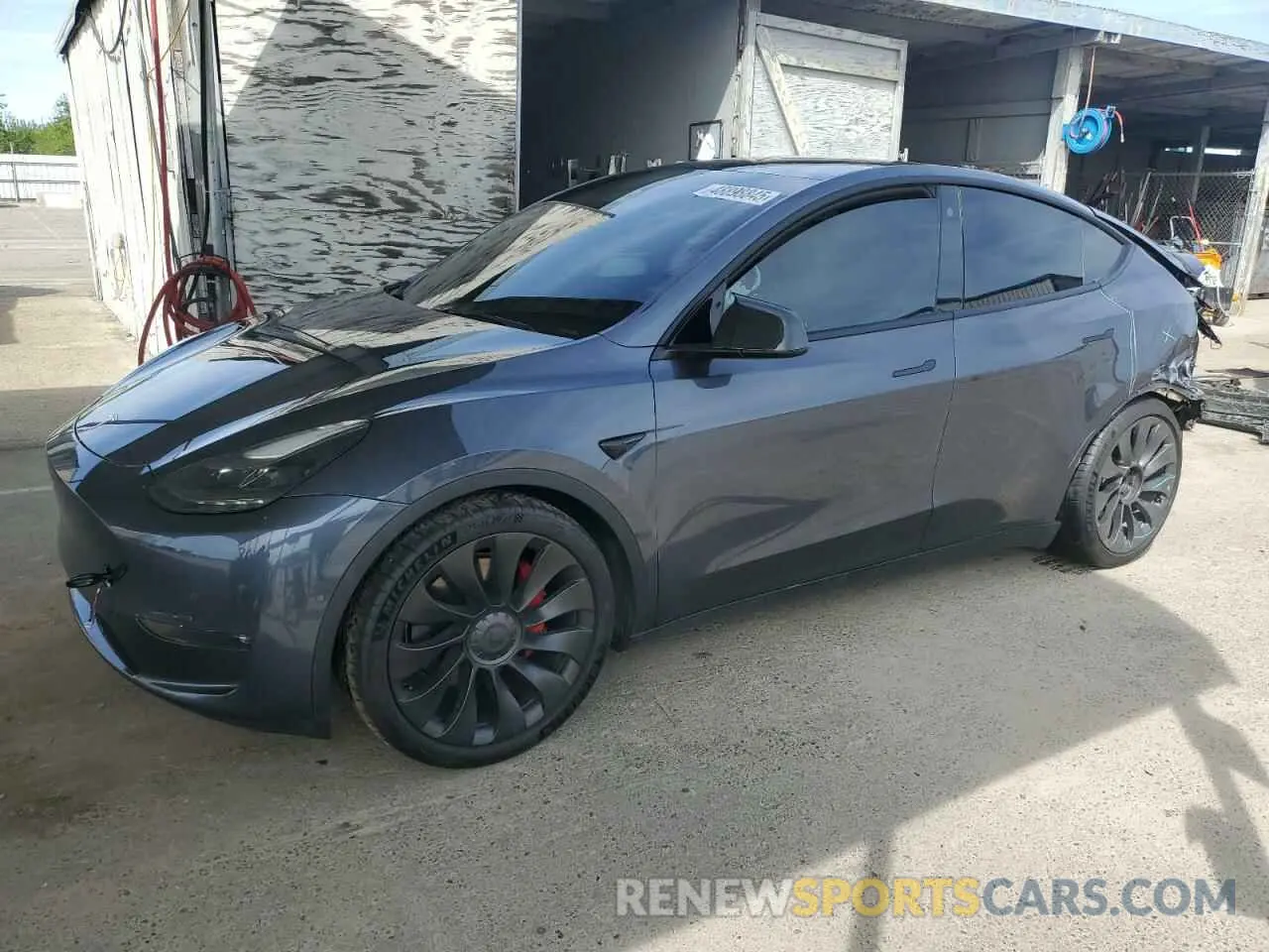 1 Photograph of a damaged car 7SAYGDEF6NF455000 TESLA MODEL Y 2022