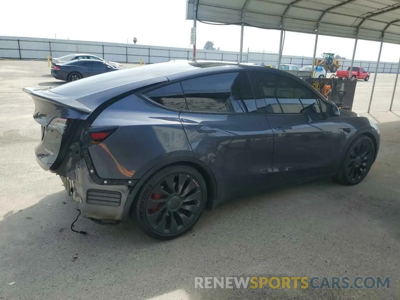 3 Photograph of a damaged car 7SAYGDEF6NF455000 TESLA MODEL Y 2022