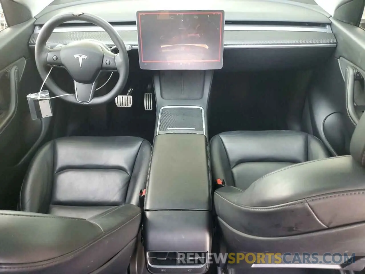 8 Photograph of a damaged car 7SAYGDEF6NF455000 TESLA MODEL Y 2022