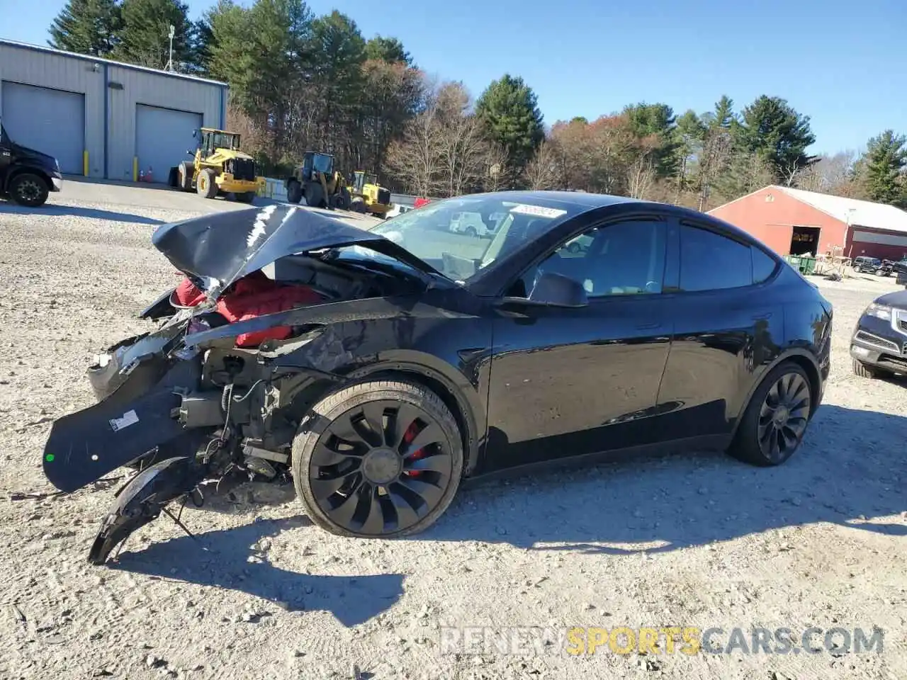 1 Photograph of a damaged car 7SAYGDEF6NF457183 TESLA MODEL Y 2022