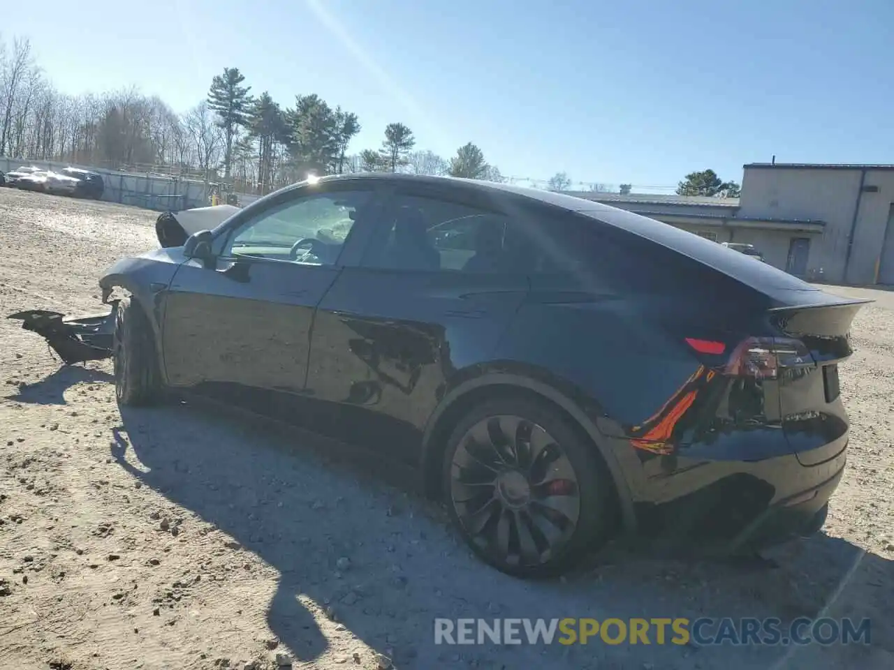 2 Photograph of a damaged car 7SAYGDEF6NF457183 TESLA MODEL Y 2022