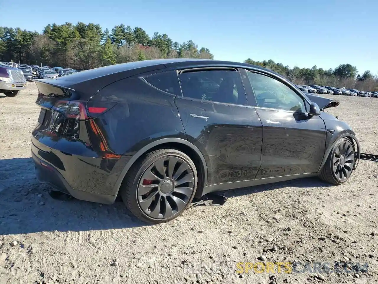 3 Photograph of a damaged car 7SAYGDEF6NF457183 TESLA MODEL Y 2022