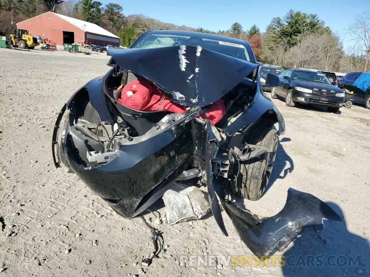 5 Photograph of a damaged car 7SAYGDEF6NF457183 TESLA MODEL Y 2022