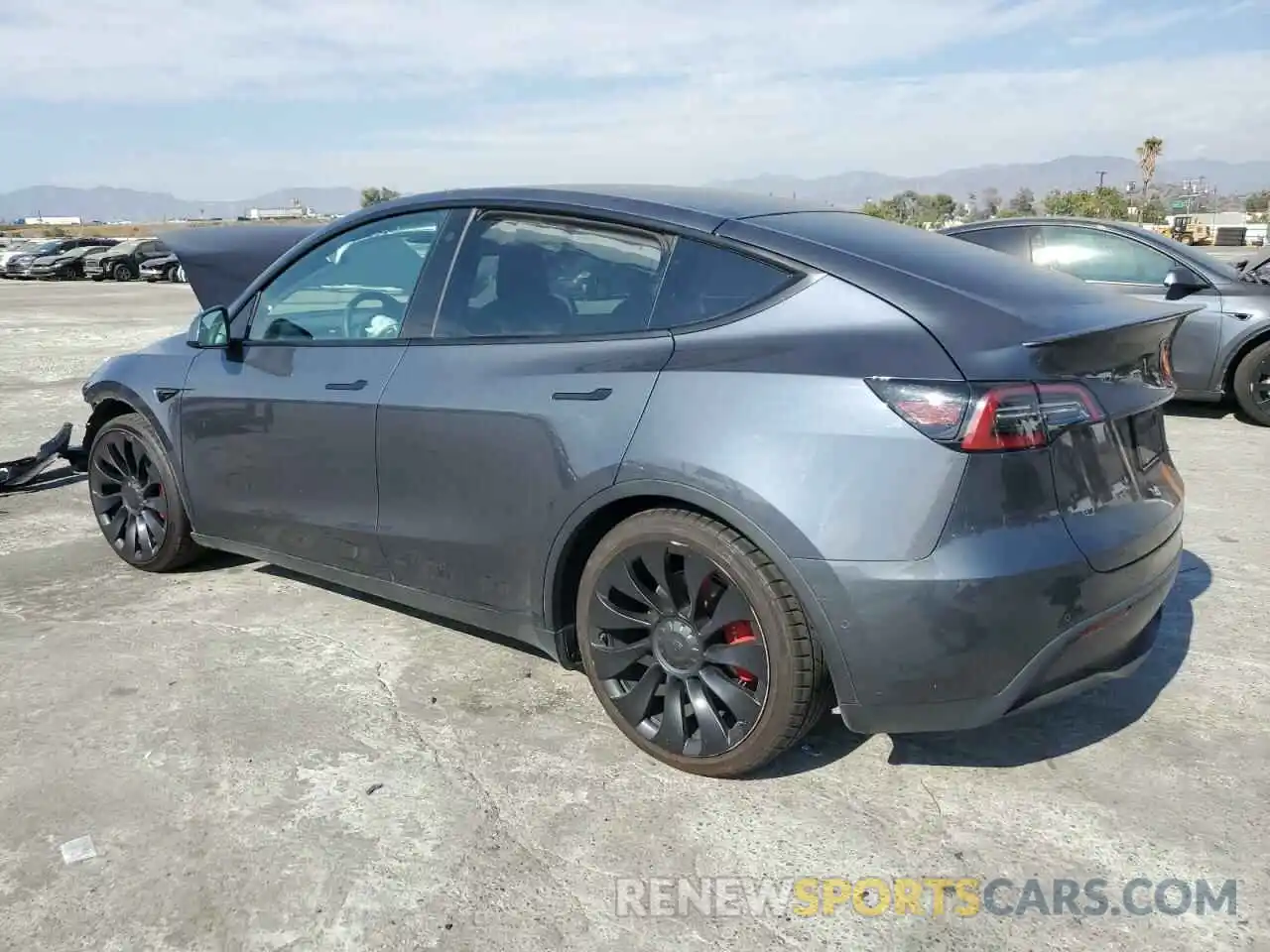 2 Photograph of a damaged car 7SAYGDEF6NF485842 TESLA MODEL Y 2022