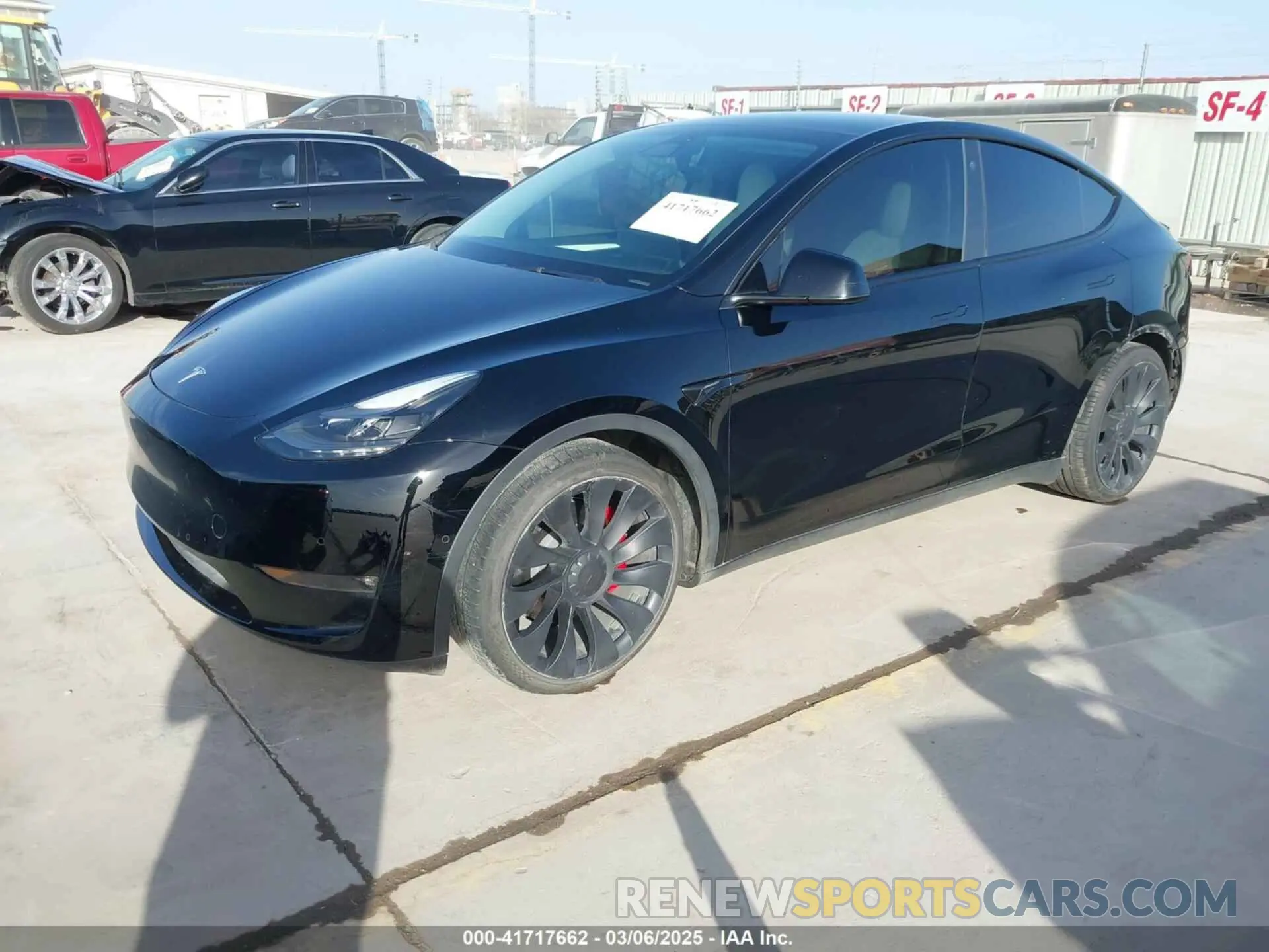2 Photograph of a damaged car 7SAYGDEF6NF532027 TESLA MODEL Y 2022