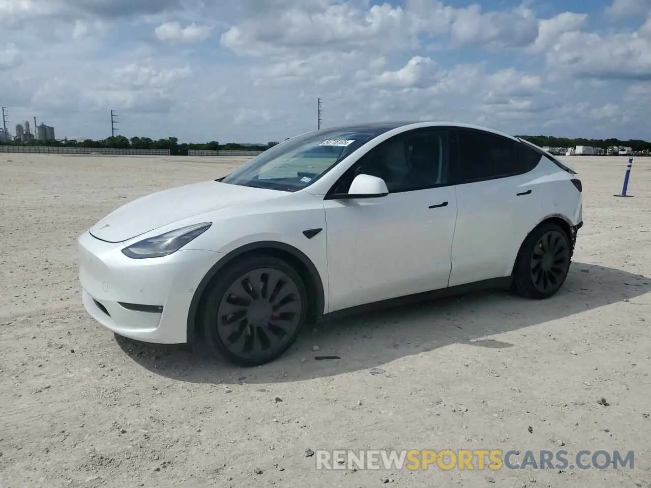 1 Photograph of a damaged car 7SAYGDEF6NF540029 TESLA MODEL Y 2022