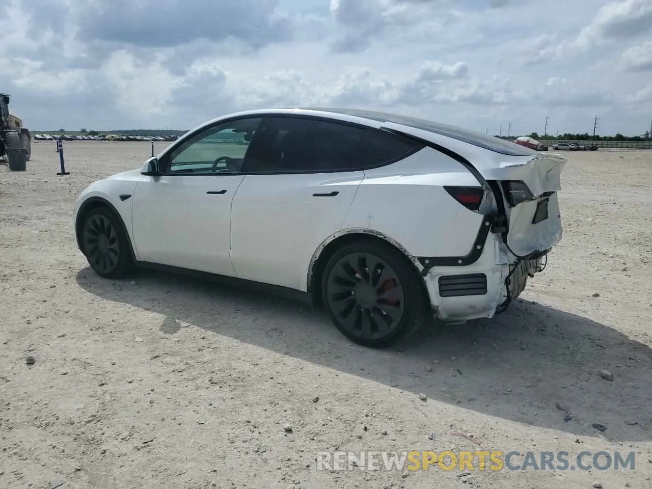 2 Photograph of a damaged car 7SAYGDEF6NF540029 TESLA MODEL Y 2022
