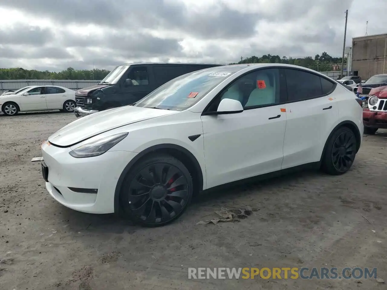 1 Photograph of a damaged car 7SAYGDEF6NF544193 TESLA MODEL Y 2022