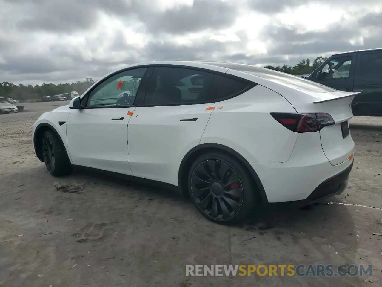 2 Photograph of a damaged car 7SAYGDEF6NF544193 TESLA MODEL Y 2022
