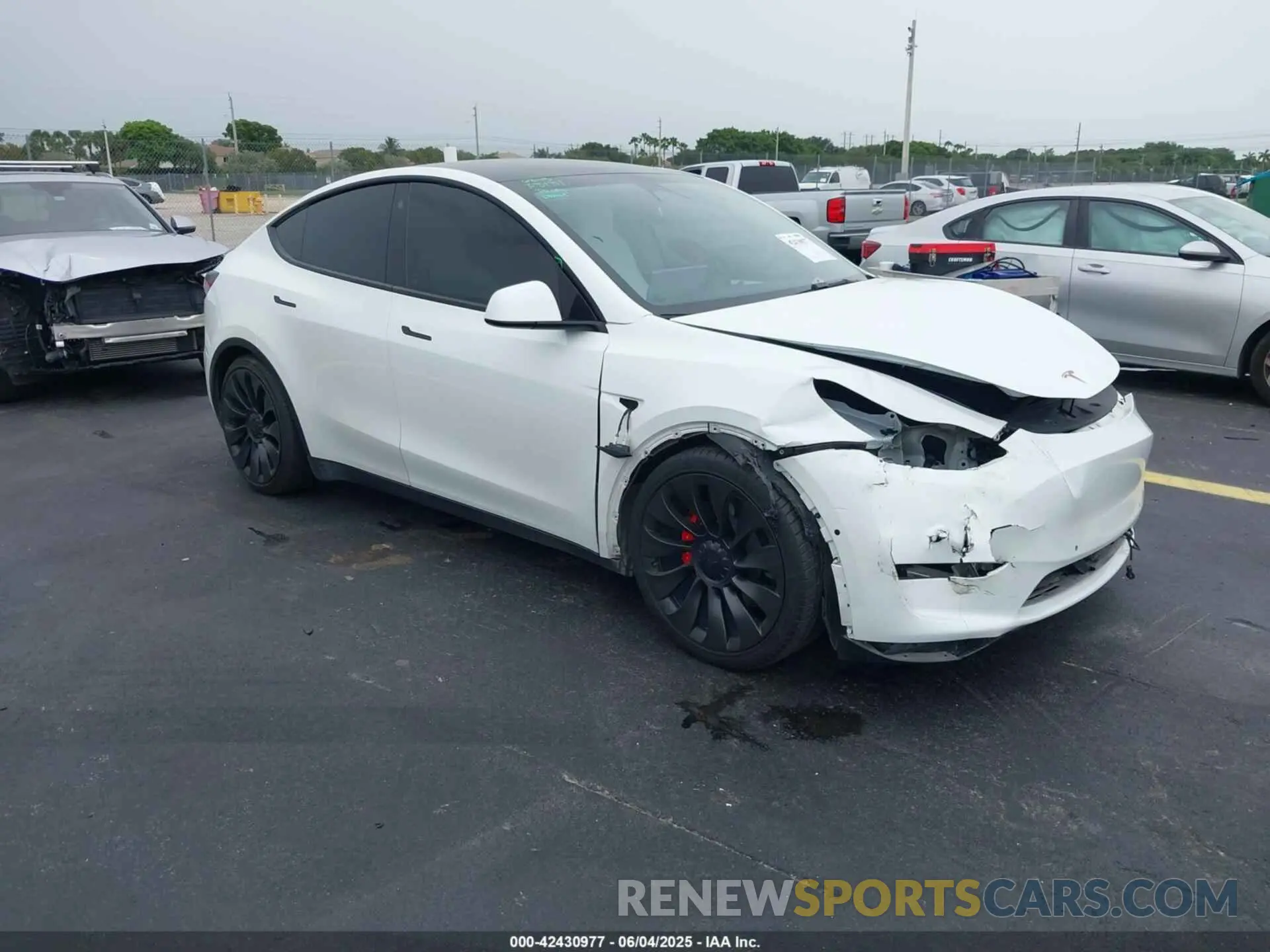 1 Photograph of a damaged car 7SAYGDEF6NF545862 TESLA MODEL Y 2022