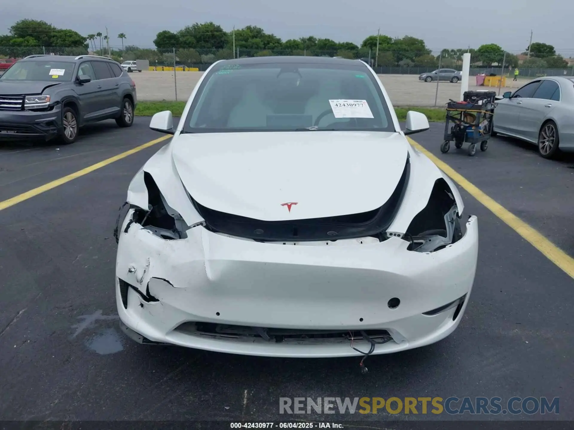 12 Photograph of a damaged car 7SAYGDEF6NF545862 TESLA MODEL Y 2022