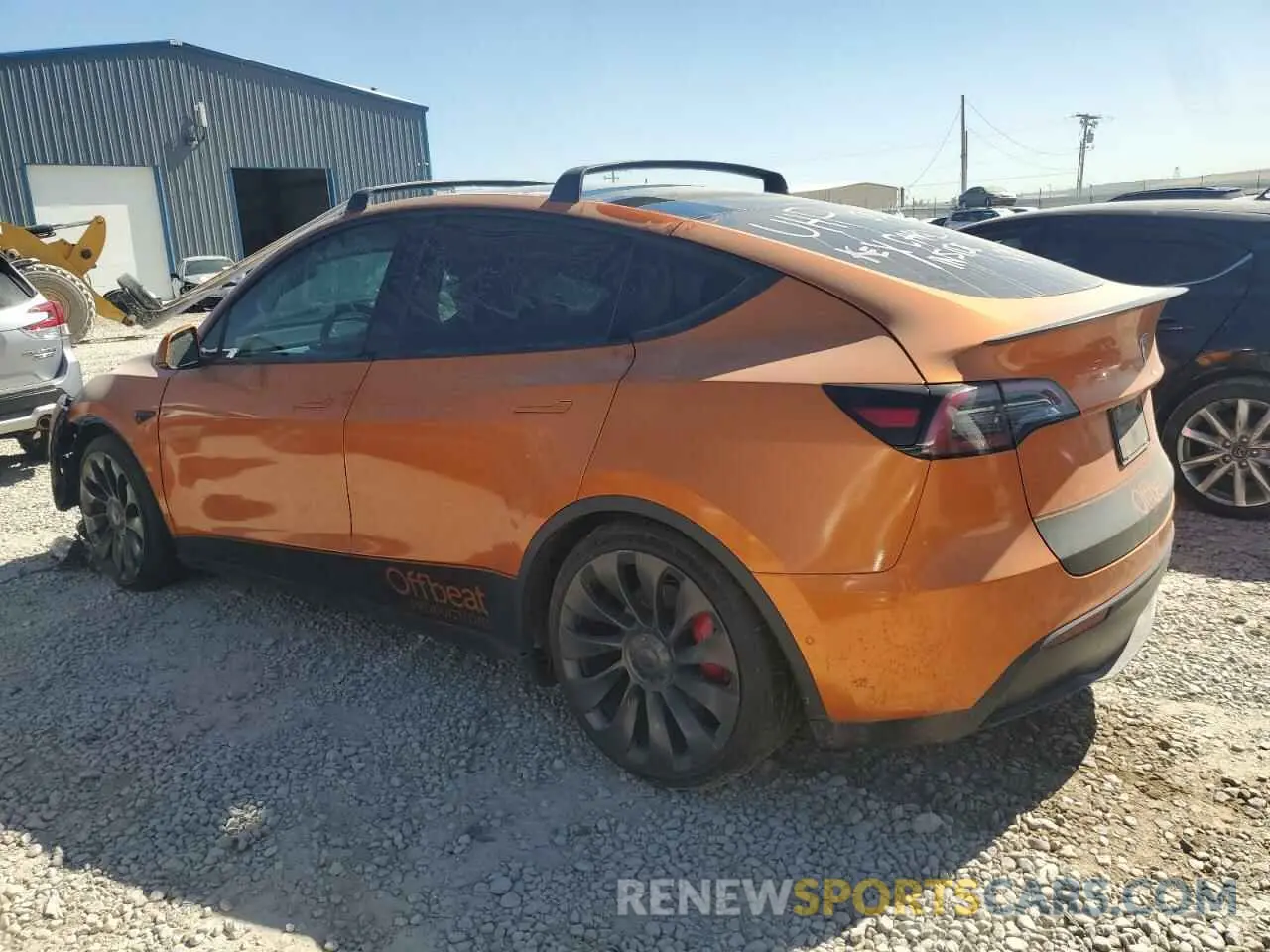 2 Photograph of a damaged car 7SAYGDEF7NF336355 TESLA MODEL Y 2022