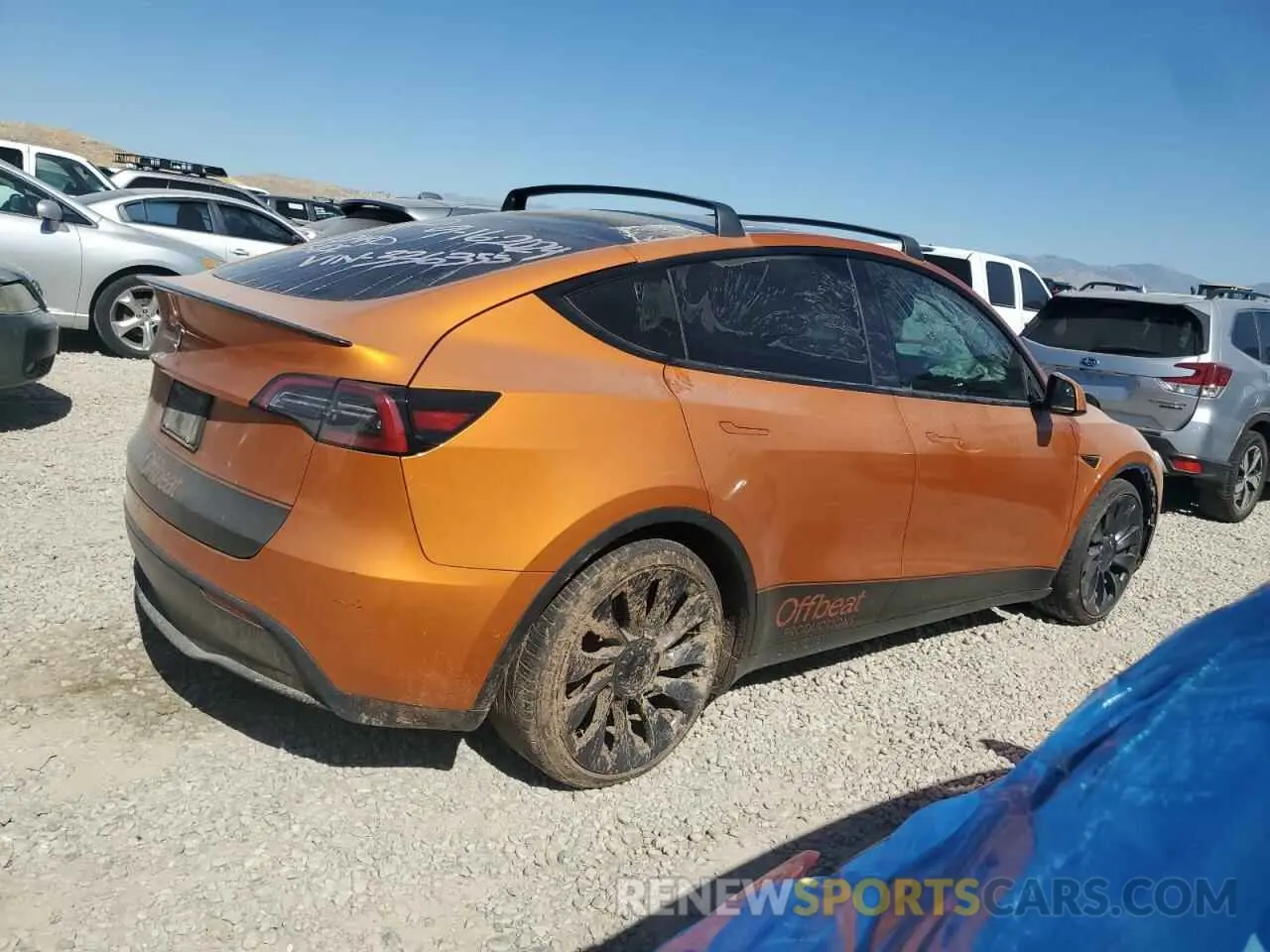 3 Photograph of a damaged car 7SAYGDEF7NF336355 TESLA MODEL Y 2022