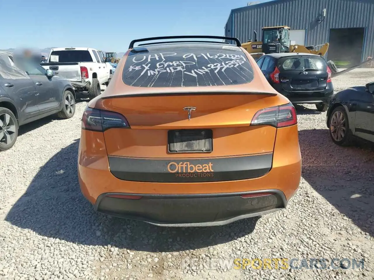 6 Photograph of a damaged car 7SAYGDEF7NF336355 TESLA MODEL Y 2022
