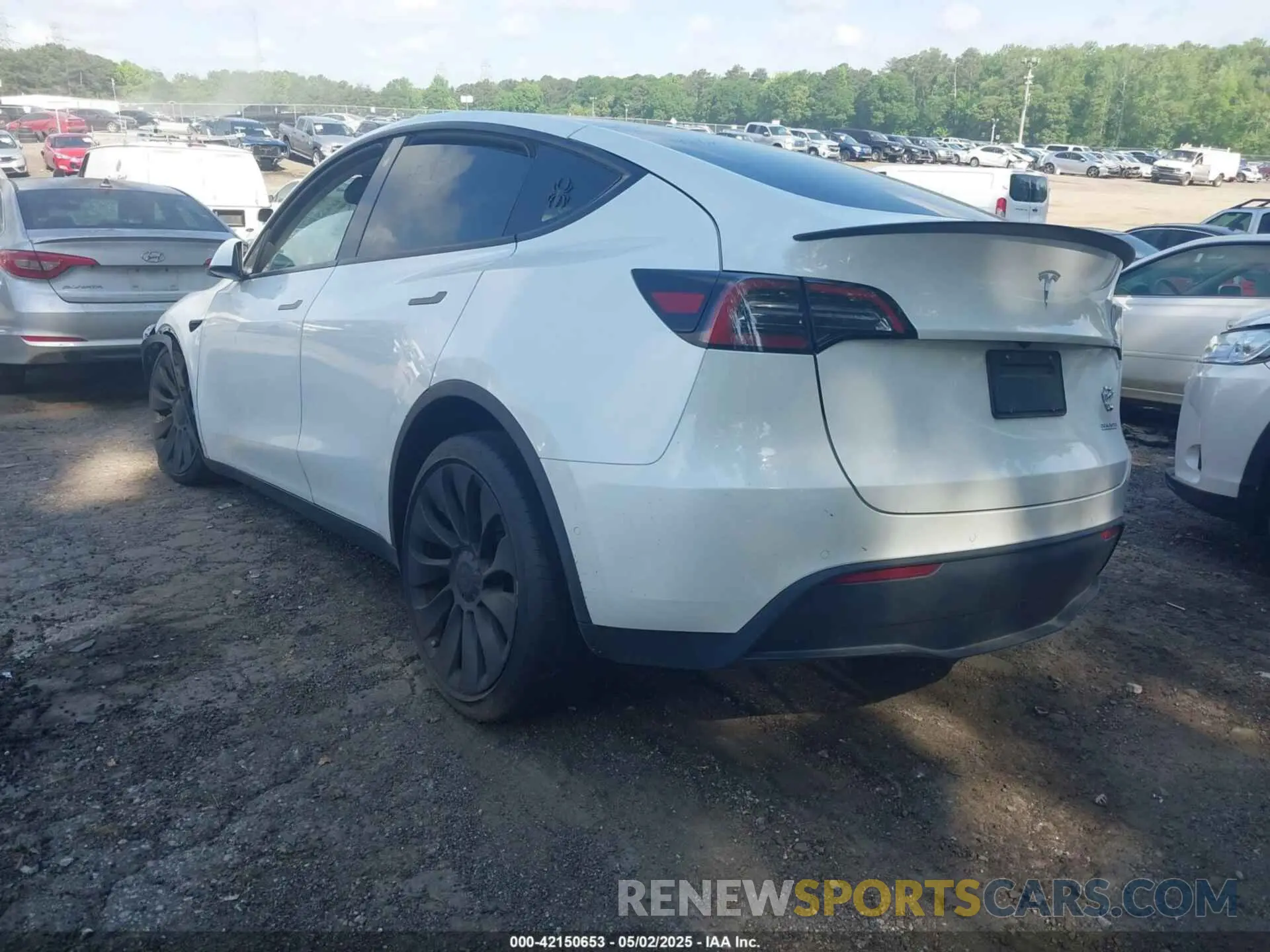 3 Photograph of a damaged car 7SAYGDEF7NF380775 TESLA MODEL Y 2022