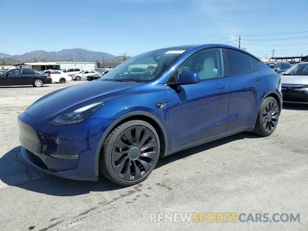 1 Photograph of a damaged car 7SAYGDEF7NF389850 TESLA MODEL Y 2022
