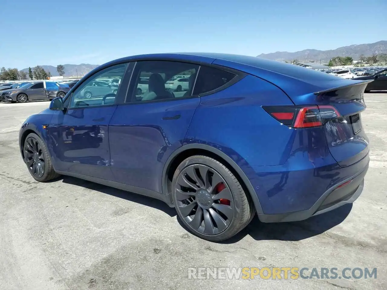 2 Photograph of a damaged car 7SAYGDEF7NF389850 TESLA MODEL Y 2022