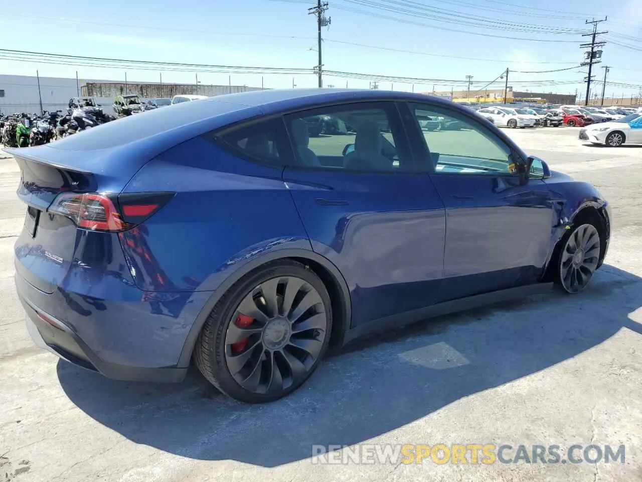 3 Photograph of a damaged car 7SAYGDEF7NF389850 TESLA MODEL Y 2022
