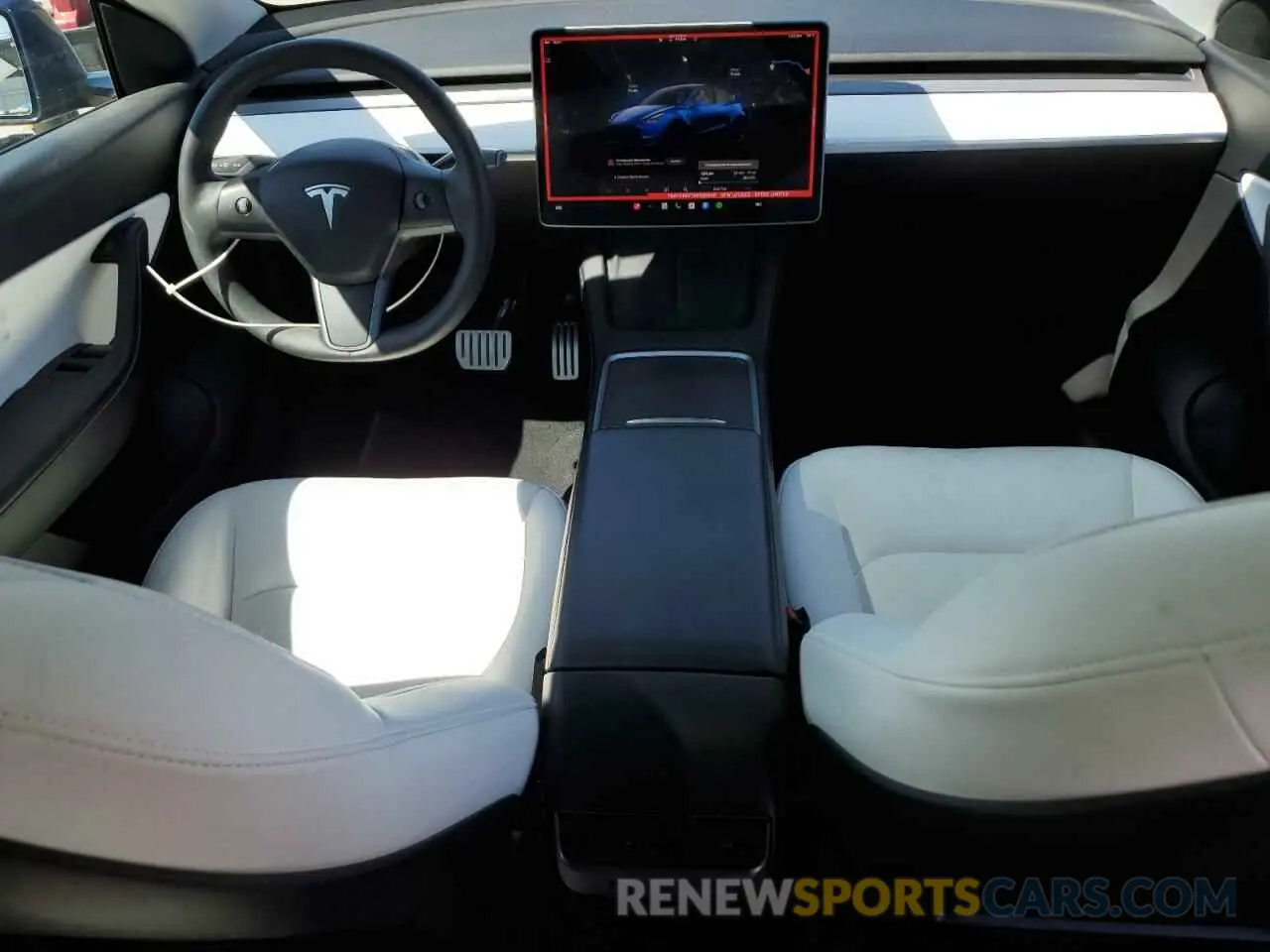 8 Photograph of a damaged car 7SAYGDEF7NF389850 TESLA MODEL Y 2022