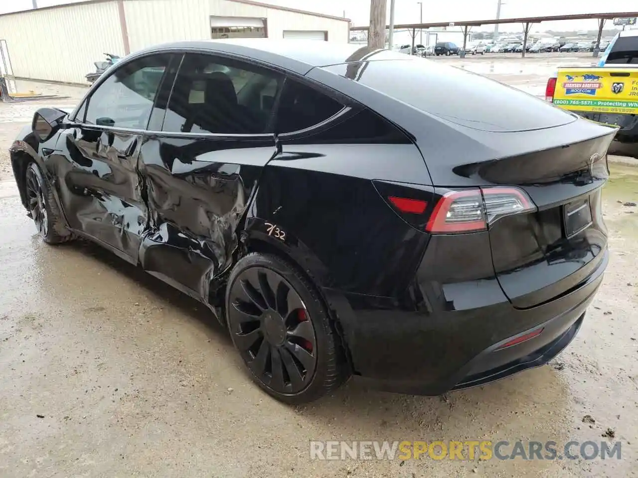 3 Photograph of a damaged car 7SAYGDEF7NF391145 TESLA MODEL Y 2022