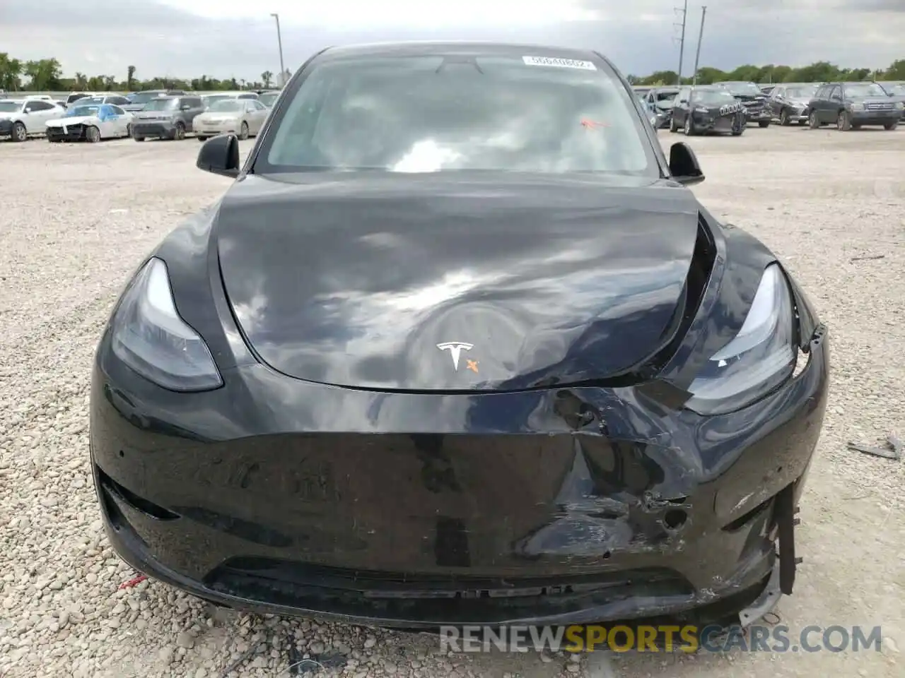 7 Photograph of a damaged car 7SAYGDEF7NF391145 TESLA MODEL Y 2022