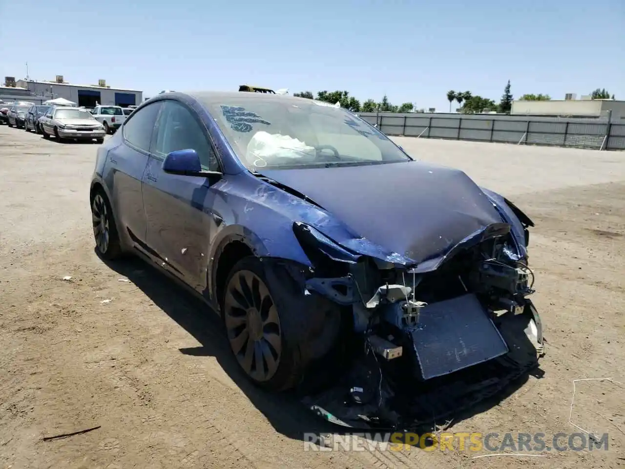 1 Photograph of a damaged car 7SAYGDEF7NF403777 TESLA MODEL Y 2022