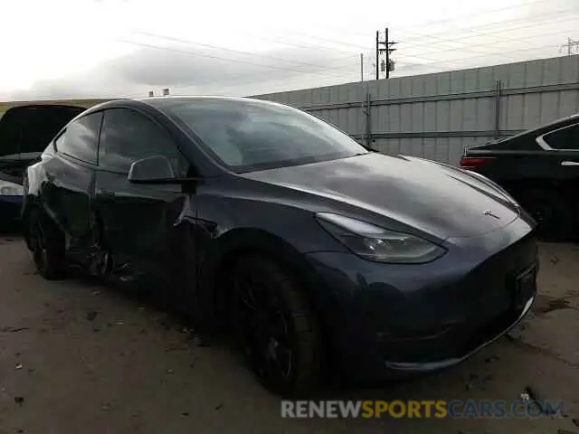 10 Photograph of a damaged car 7SAYGDEF7NF414214 TESLA MODEL Y 2022