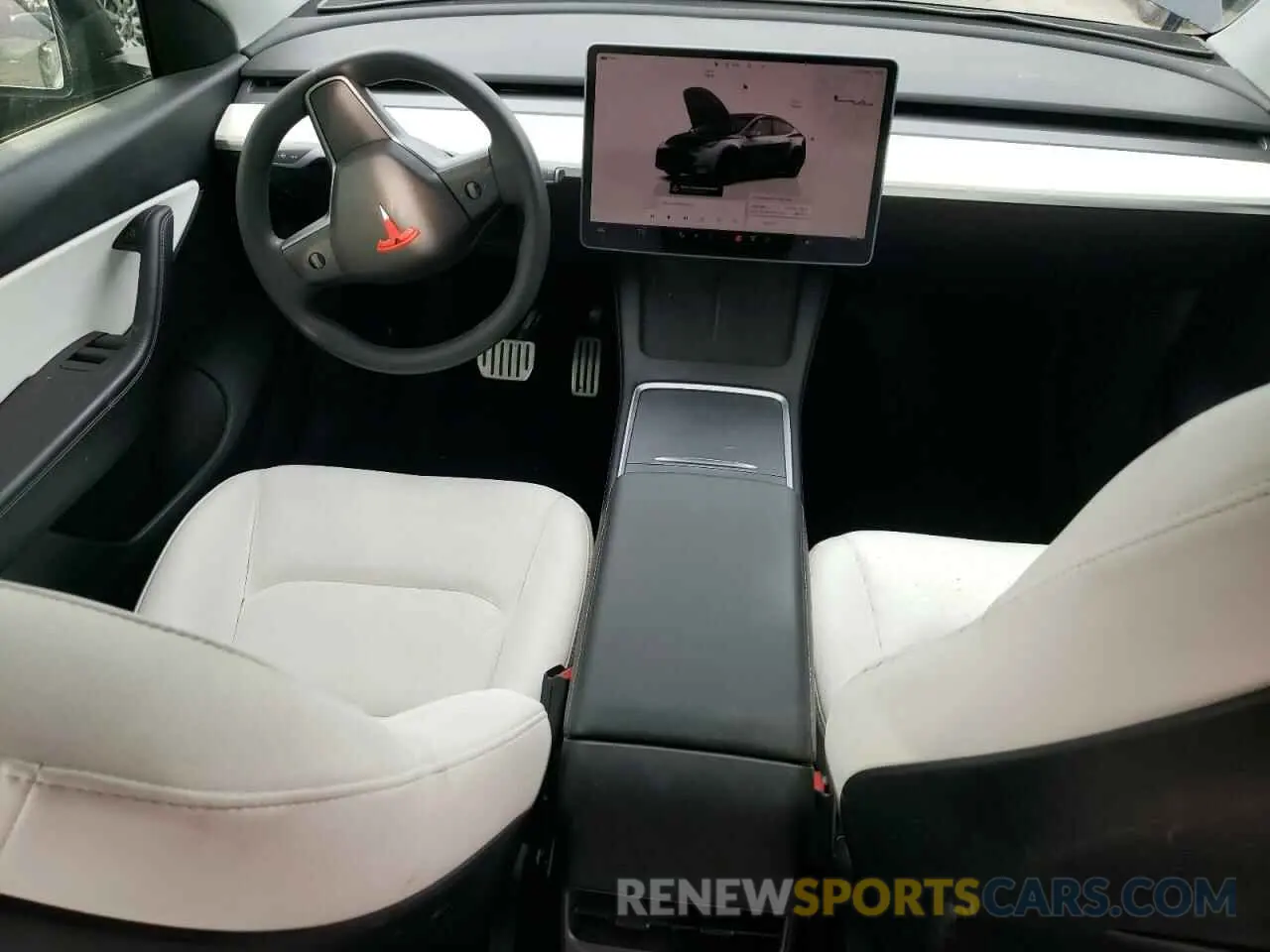 8 Photograph of a damaged car 7SAYGDEF7NF414214 TESLA MODEL Y 2022
