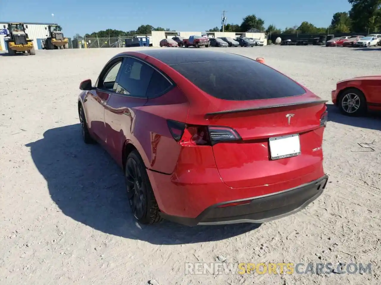 3 Photograph of a damaged car 7SAYGDEF7NF441879 TESLA MODEL Y 2022