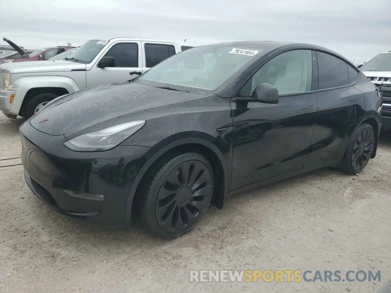1 Photograph of a damaged car 7SAYGDEF7NF441882 TESLA MODEL Y 2022