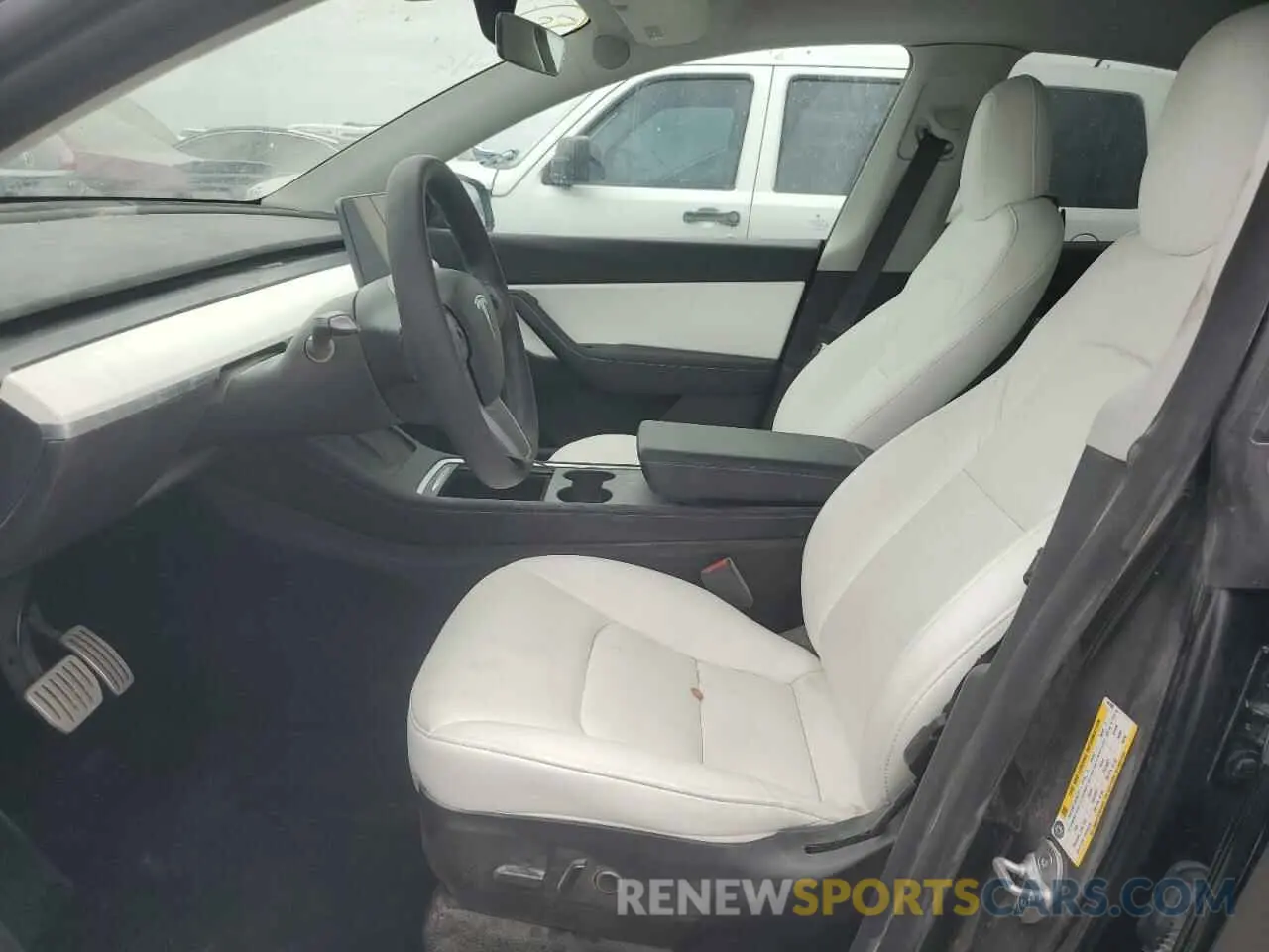 7 Photograph of a damaged car 7SAYGDEF7NF441882 TESLA MODEL Y 2022