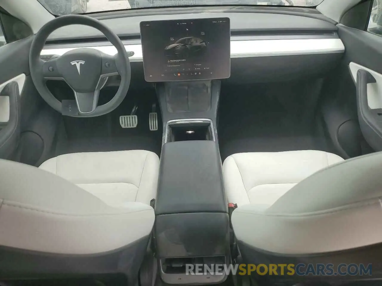 8 Photograph of a damaged car 7SAYGDEF7NF441882 TESLA MODEL Y 2022