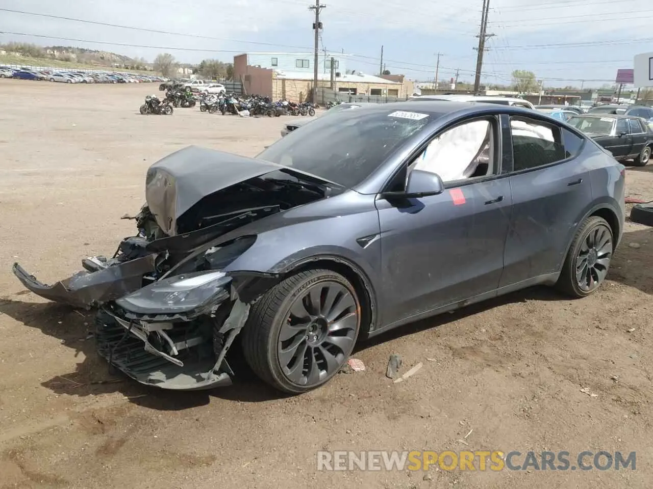 1 Photograph of a damaged car 7SAYGDEF7NF456866 TESLA MODEL Y 2022