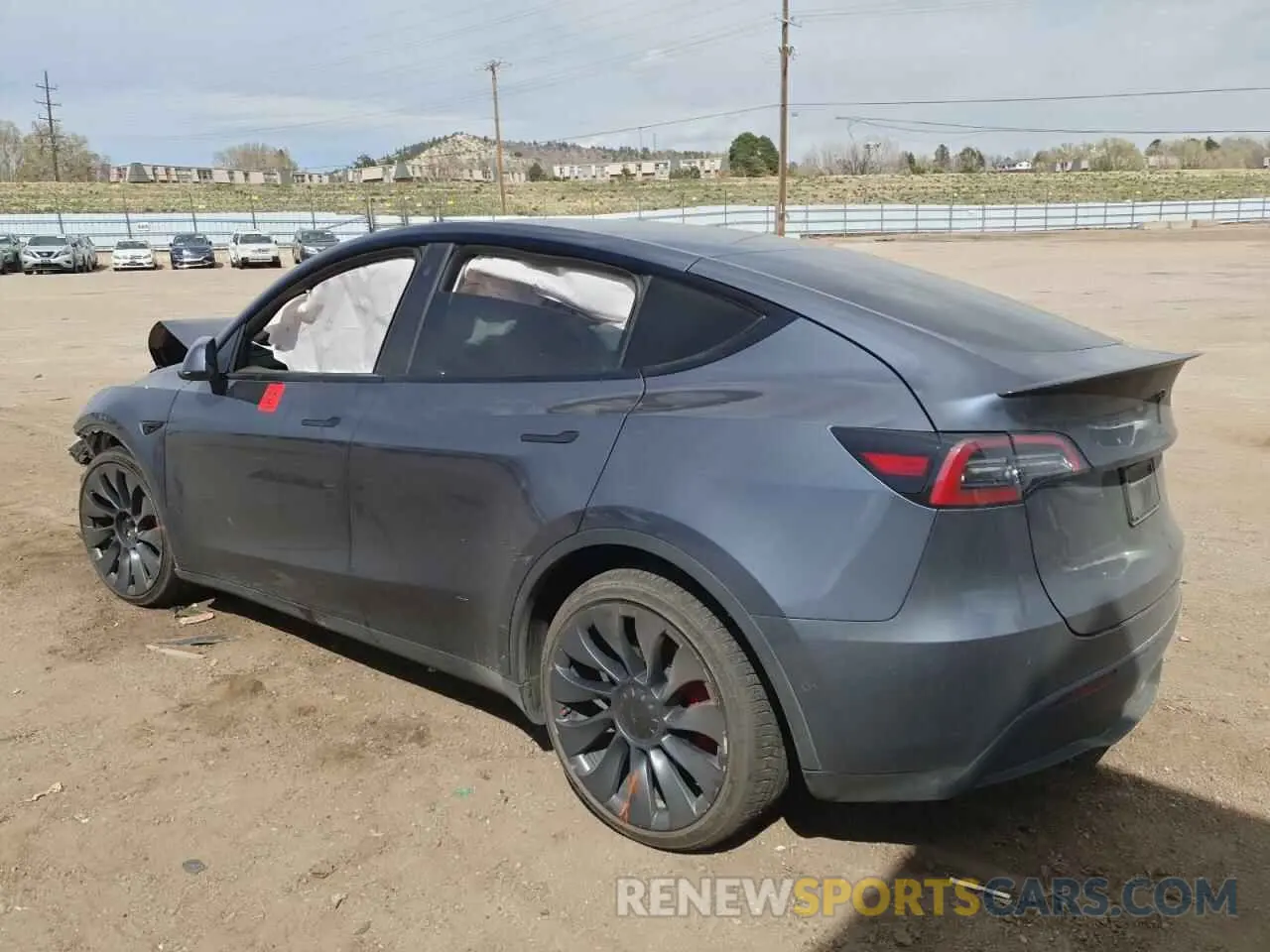 2 Photograph of a damaged car 7SAYGDEF7NF456866 TESLA MODEL Y 2022