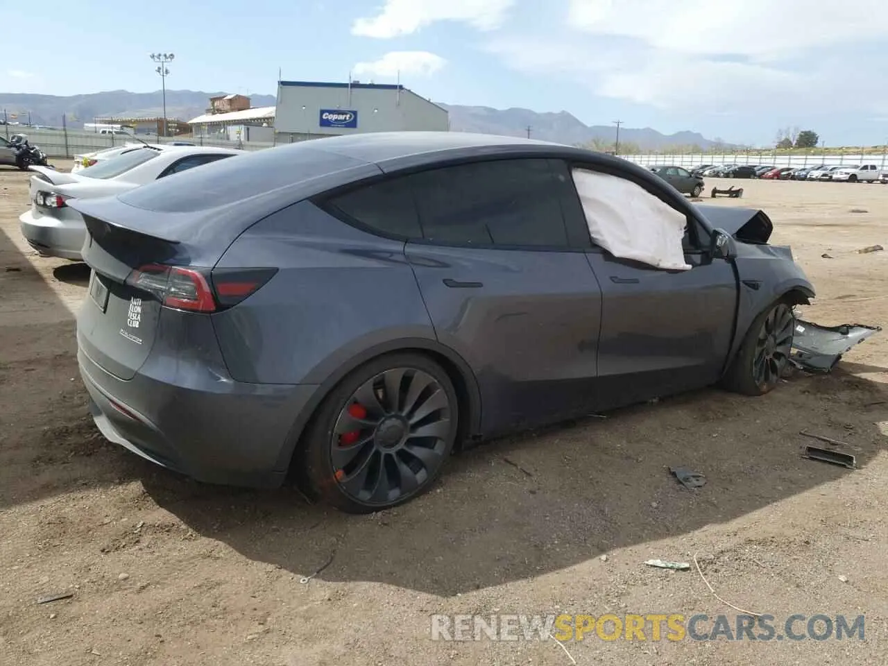 3 Photograph of a damaged car 7SAYGDEF7NF456866 TESLA MODEL Y 2022