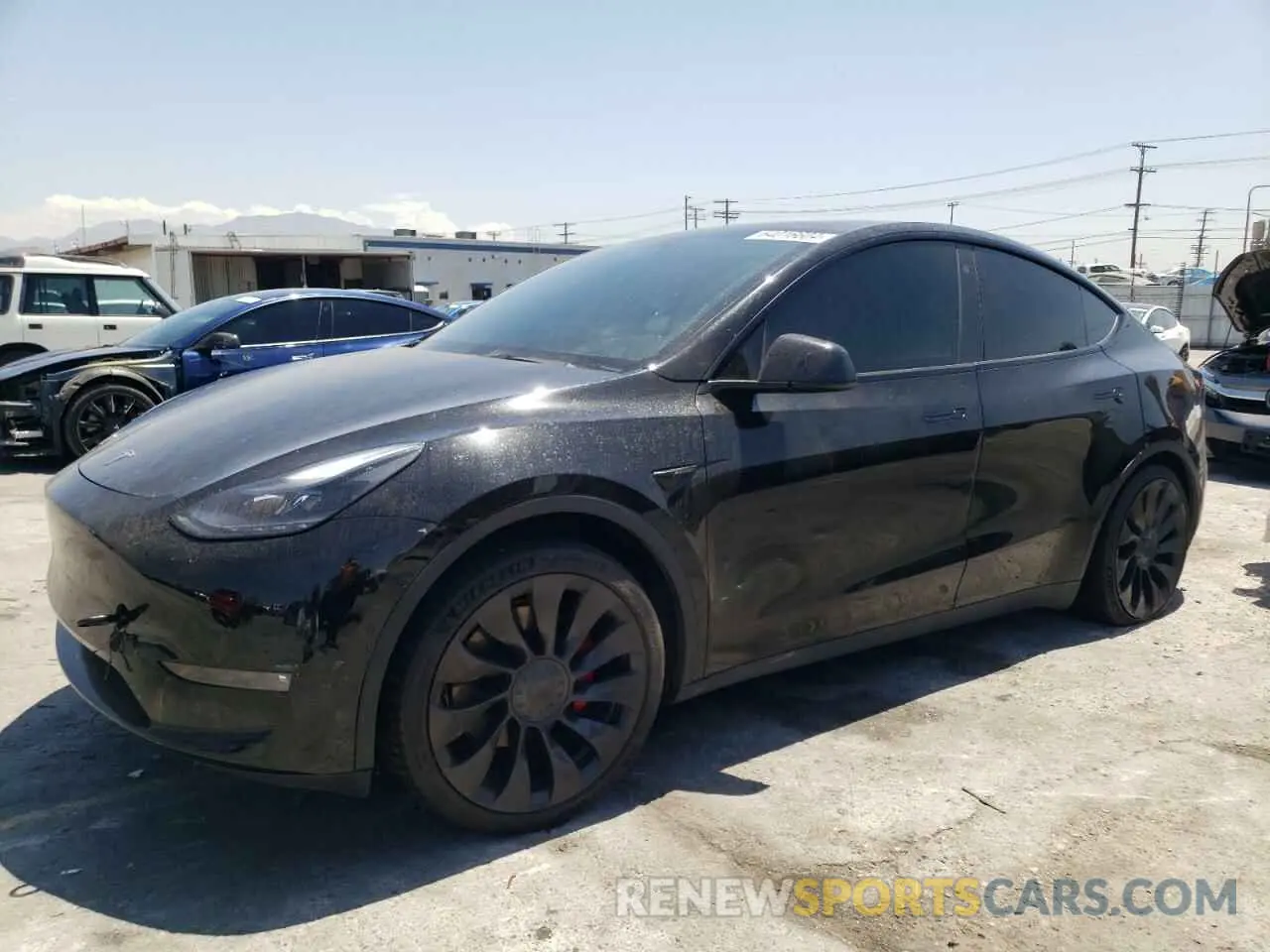 1 Photograph of a damaged car 7SAYGDEF7NF485011 TESLA MODEL Y 2022