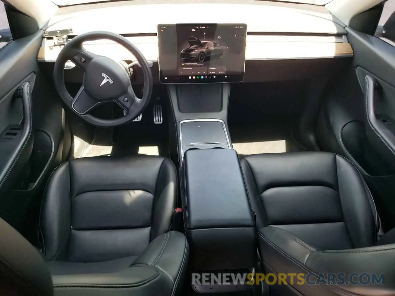 8 Photograph of a damaged car 7SAYGDEF7NF485011 TESLA MODEL Y 2022