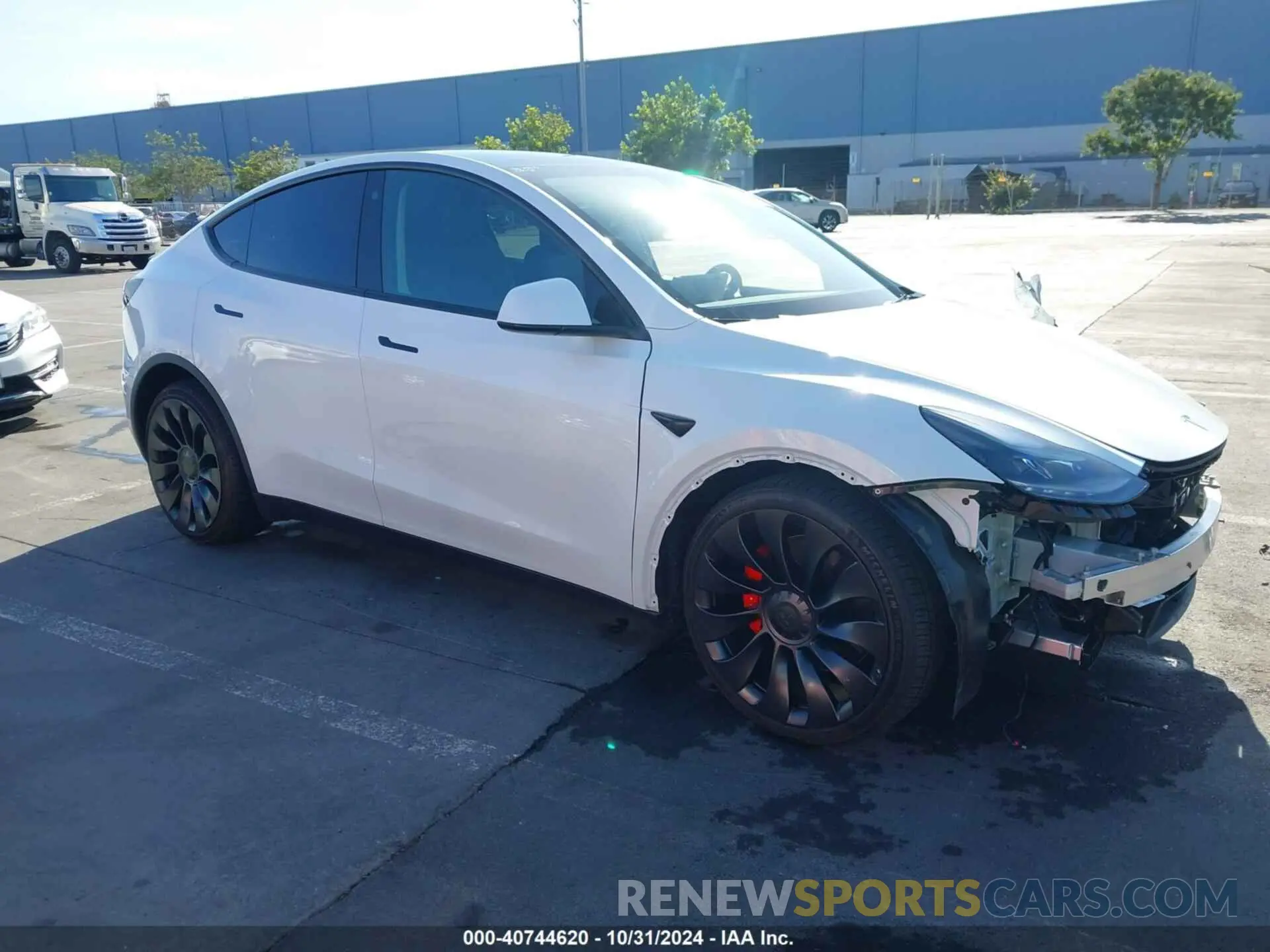 1 Photograph of a damaged car 7SAYGDEF7NF488104 TESLA MODEL Y 2022