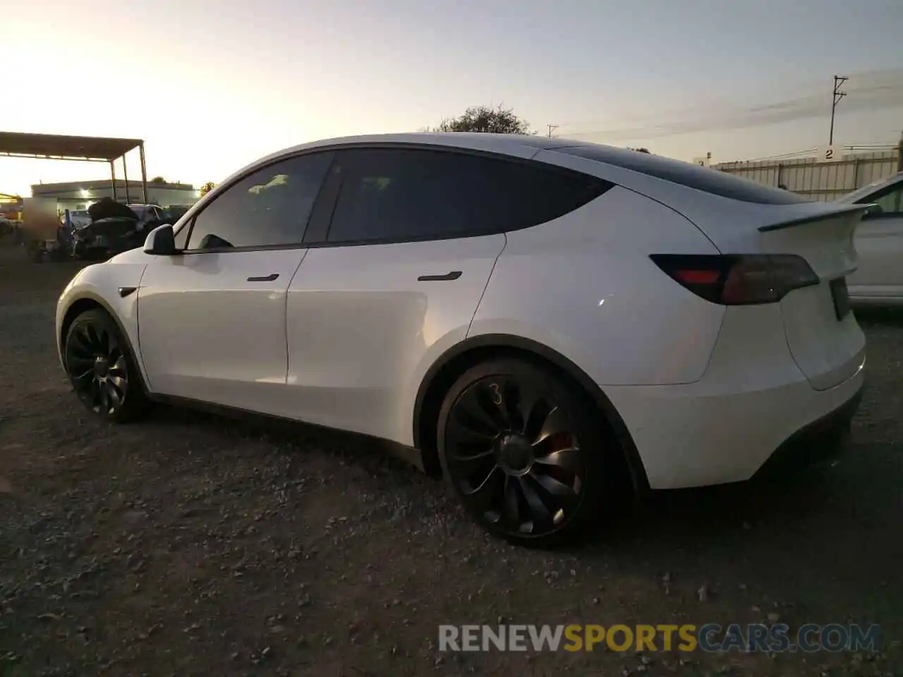 2 Photograph of a damaged car 7SAYGDEF7NF491150 TESLA MODEL Y 2022