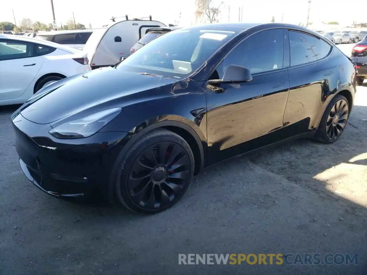 1 Photograph of a damaged car 7SAYGDEF7NF512921 TESLA MODEL Y 2022