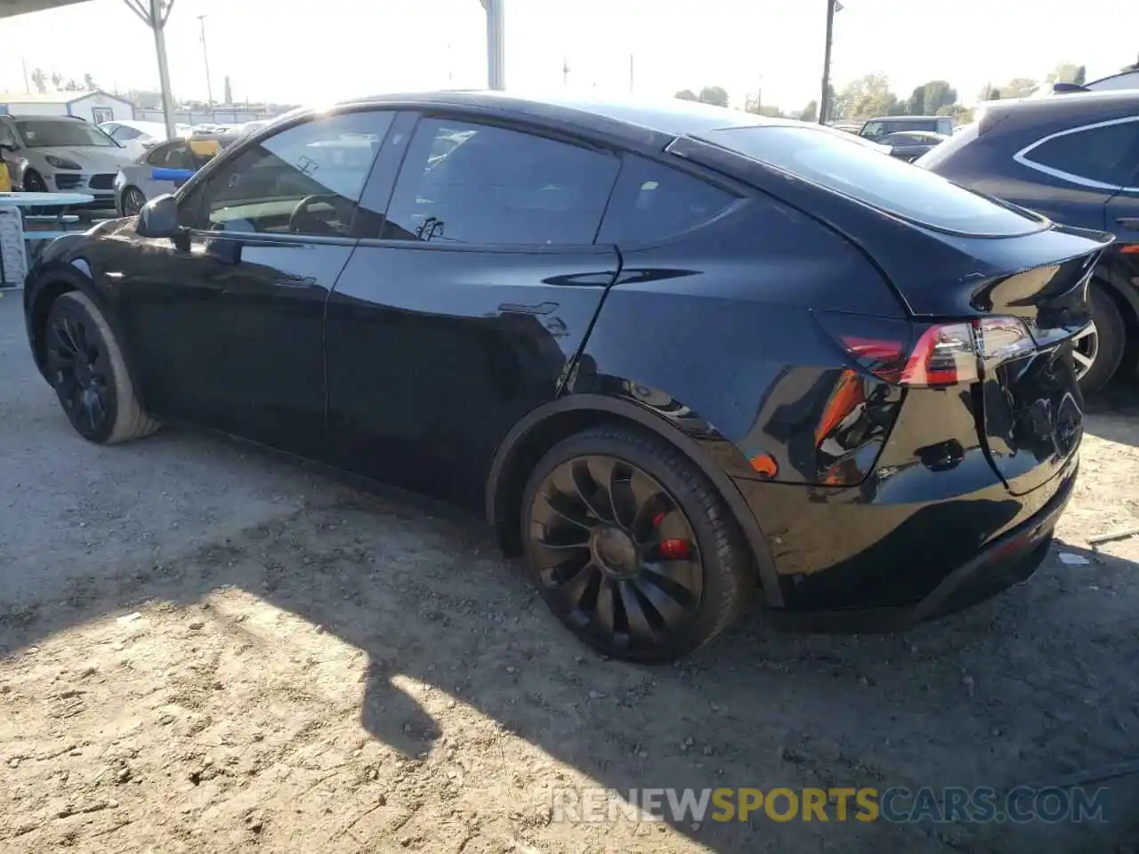 2 Photograph of a damaged car 7SAYGDEF7NF512921 TESLA MODEL Y 2022