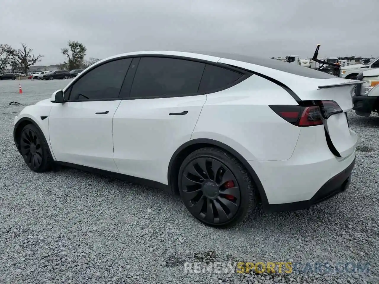 2 Photograph of a damaged car 7SAYGDEF7NF537009 TESLA MODEL Y 2022