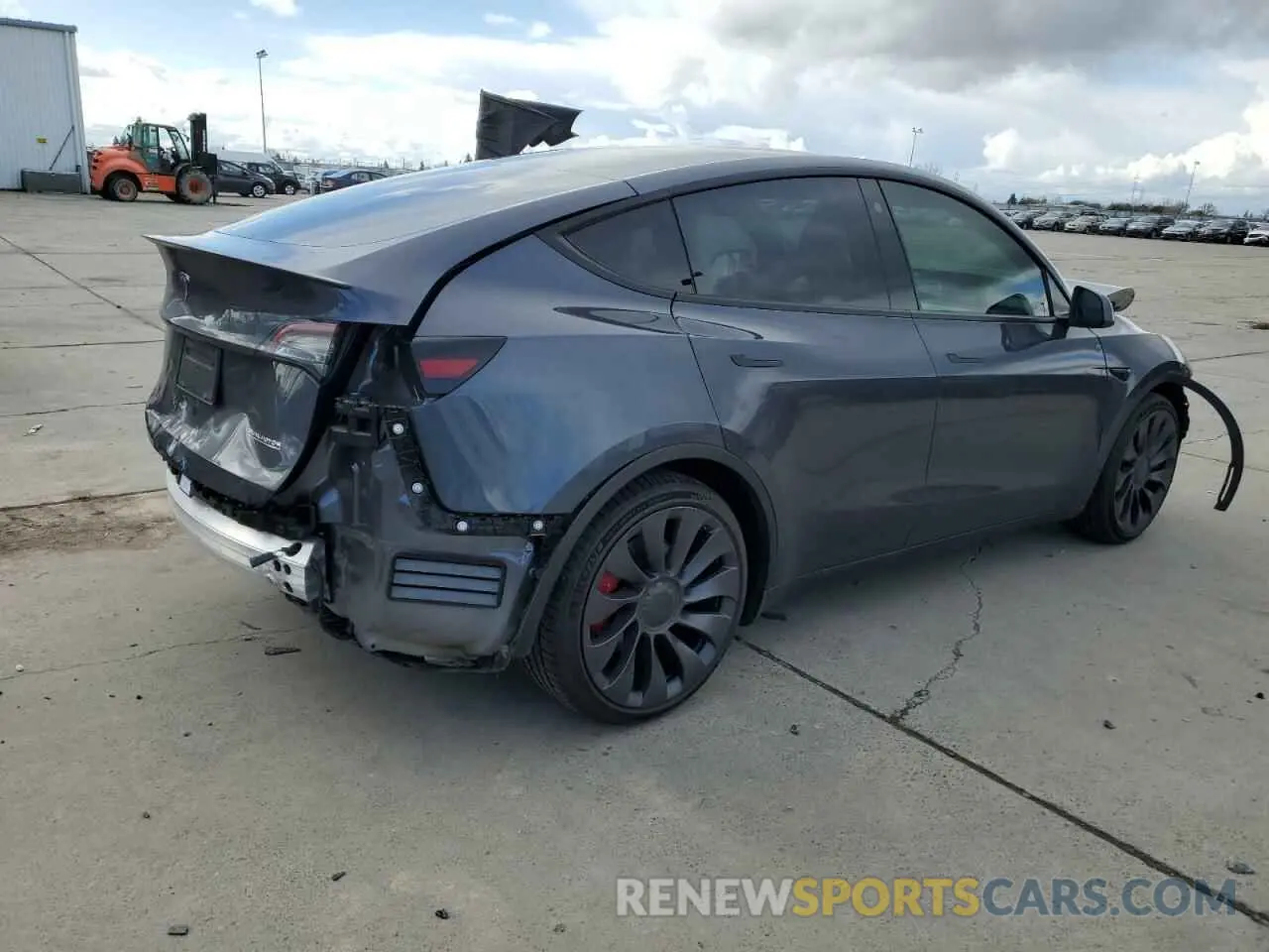 3 Photograph of a damaged car 7SAYGDEF8NF341273 TESLA MODEL Y 2022
