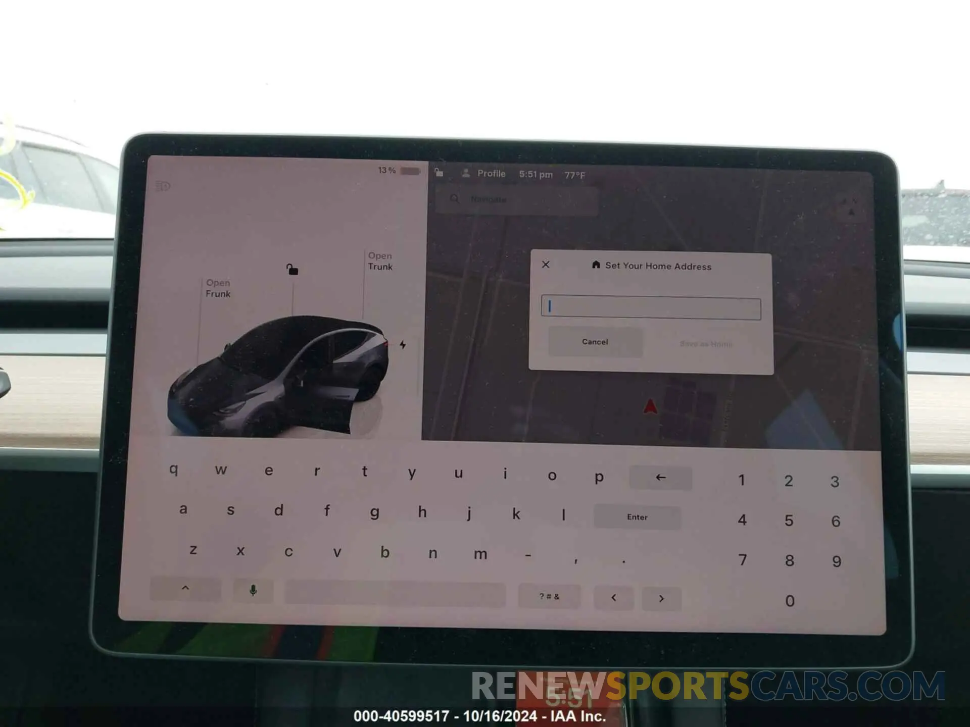 7 Photograph of a damaged car 7SAYGDEF8NF375505 TESLA MODEL Y 2022