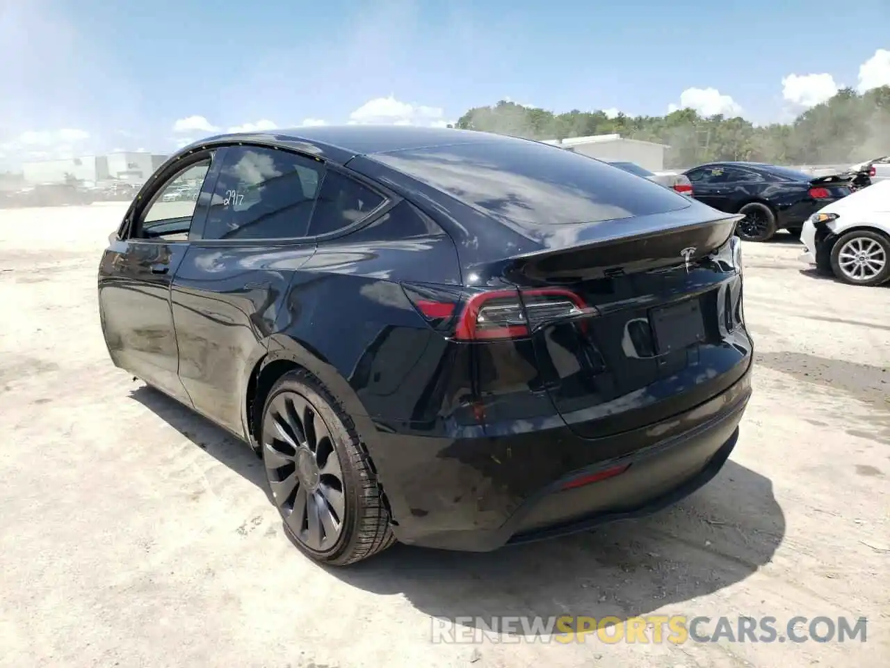 3 Photograph of a damaged car 7SAYGDEF8NF378114 TESLA MODEL Y 2022