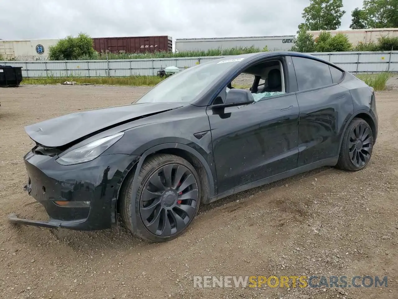 1 Photograph of a damaged car 7SAYGDEF8NF389954 TESLA MODEL Y 2022