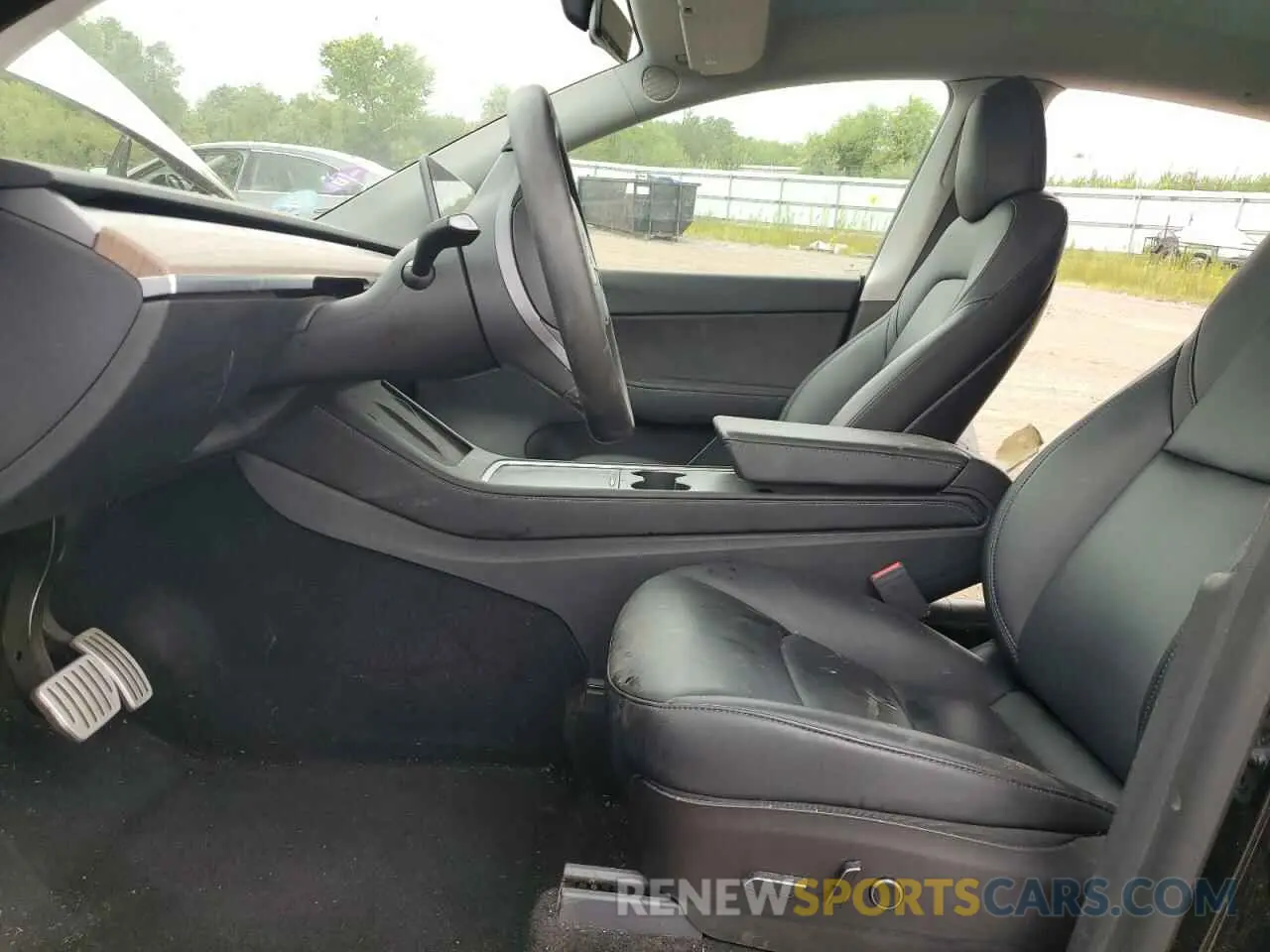 7 Photograph of a damaged car 7SAYGDEF8NF389954 TESLA MODEL Y 2022