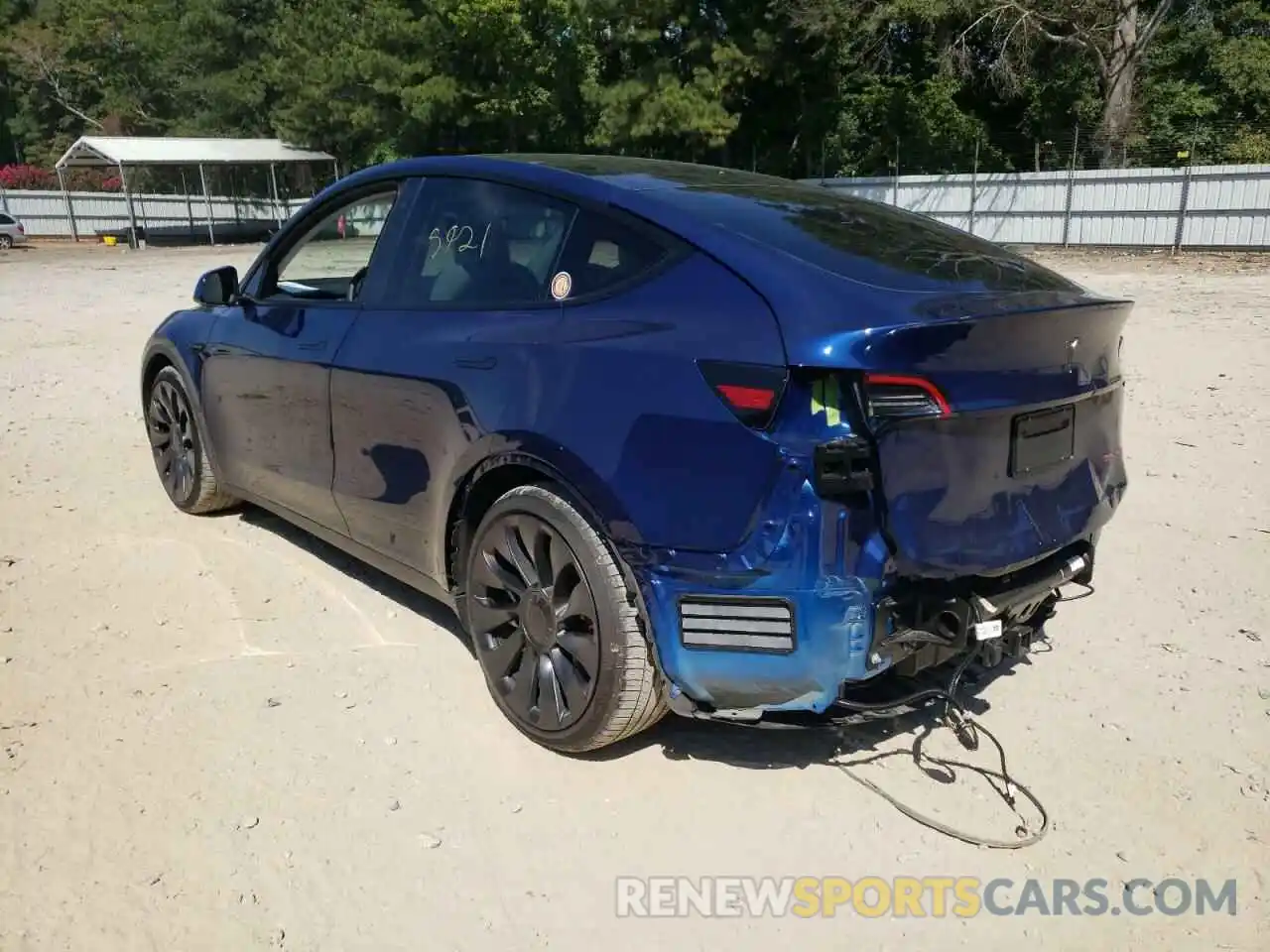 3 Photograph of a damaged car 7SAYGDEF8NF399206 TESLA MODEL Y 2022